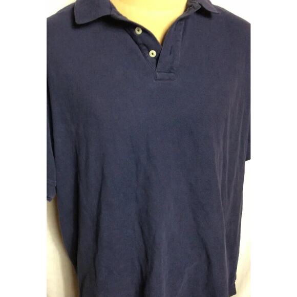 Polo Shirt Mens Extra Large Navy Blue Short Sleeve Casual By Magellan Outdoors - Picture 2 of 5